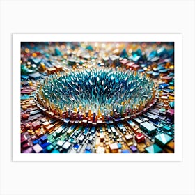 Abstract Cityscape Art Print