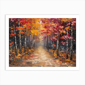 Autumn Path Art Print