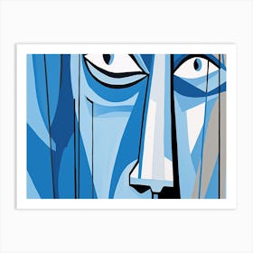 Face Of A Man 2 Art Print