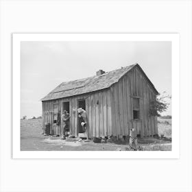 Home Of Agricultural Day Laborer, Wagoner County, Oklahoma By Russell Lee 1 Art Print