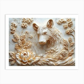 Beautiful Animal 3d 2 Art Print