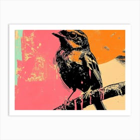 Bird On A Branch 7 Art Print