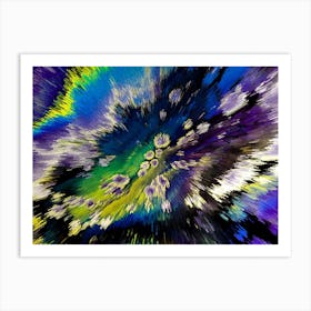 Acrylic Extruded Painting 638 Art Print