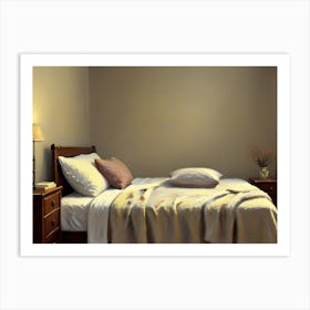 Cozy Bedroom Artwork Art Print