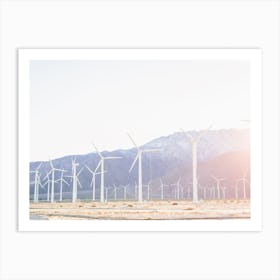 Palm Springs Wind Turbines Art Print