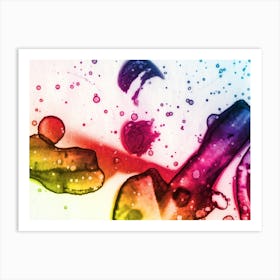 Watercolor Abstraction 2 Art Print