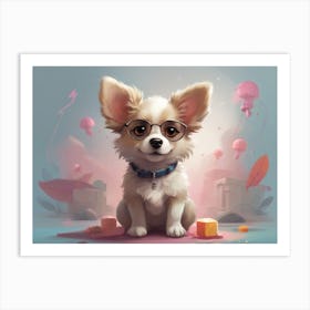 Corgi Art Print