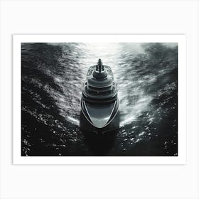 Yacht In The Water Art Print