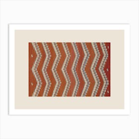 Southwest Blanket Textile Art Print