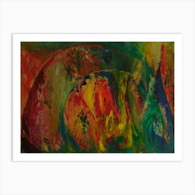 Living Room Abstract Wall Art  Art Print