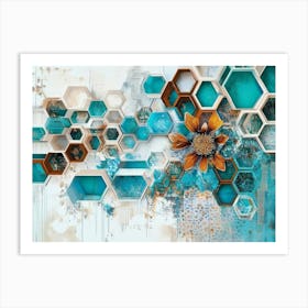 Honeycombs 5 Art Print