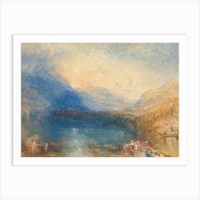 The Lake Of Zug, Jmw Turner Art Print