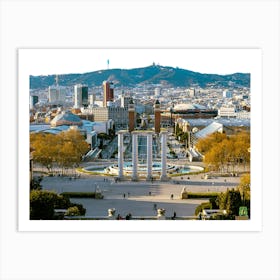 View Of Barcelona 20210320 88finalppub Art Print