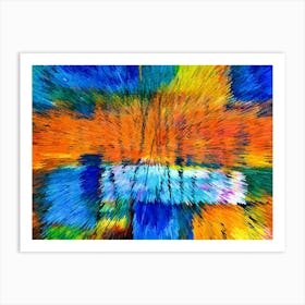 Acrylic Extruded Painting 155 Art Print