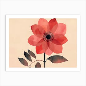 Red Flower 5 Art Print