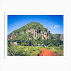 Hillside Farm Vinales Cuba Art Print