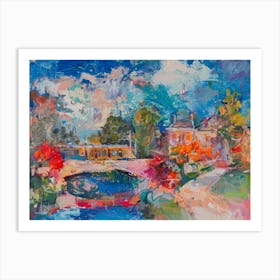 Bridge Over The Canal 1 Art Print