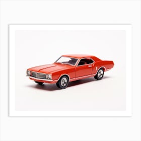 Toy Car 68 Mercury Cougar Red Art Print