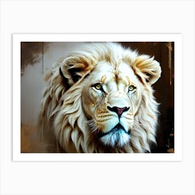 Lion Painting 98 Art Print