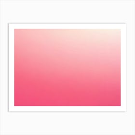 Soft Pink Gradient Background Art Print