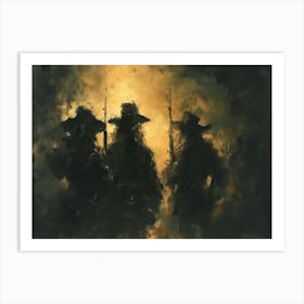 Contemporary Artwork Inspired By Rembrandt Van Rijn 3 Art Print