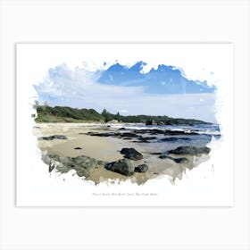 Flynn S Beach, Mid North Coast, New South Wales Art Print