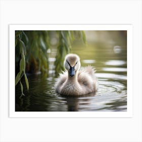 Swan photo 10 Art Print