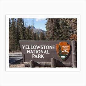 Yellowstone National Park Art Print