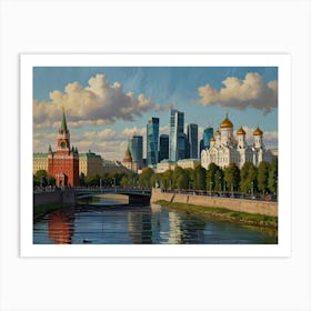 Moscow Kremlin Art Print