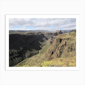 Valley of Cran Canaria Art Print