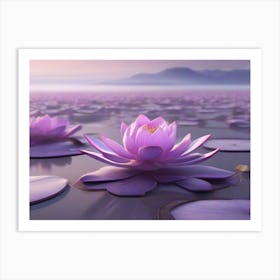 Lotus Flower 12 Art Print