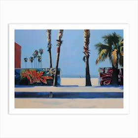 California Beach 4 Art Print