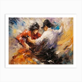 Flamenco Dancers Art Print