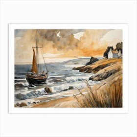 European Coastal Painting (83) Art Print
