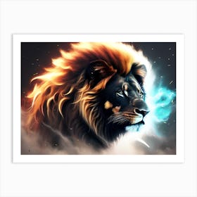 Lion In The Sky 1 Art Print