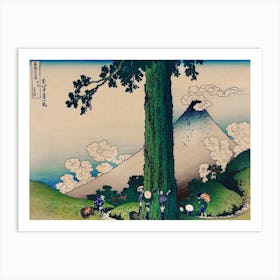 Mishima Pass In Kai Province, Katsushika Hokusai Art Print