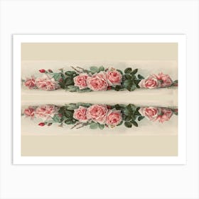 Pink Roses 8 Art Print