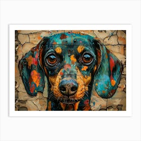 Dachshund Fine Art Portrait 1 Art Print