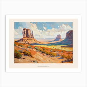 Western Landscapes Monument Valley 5 Poster Art Print