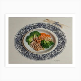 Asian Food Art Print