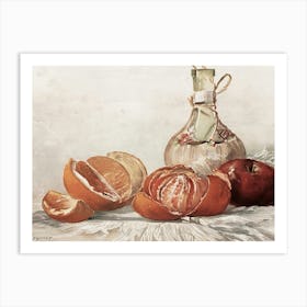 Oranges And Apples Art Print