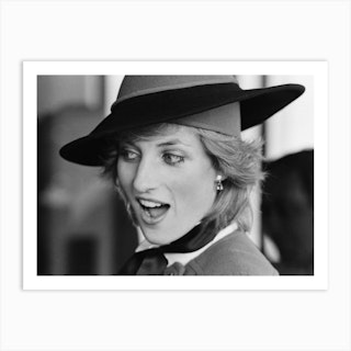 HRH Princess Diana, The Princess of Wales Art Print