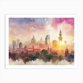 London Skyline Art Print