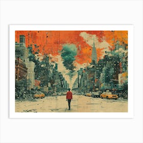 Urban Rhapsody: Collage Narratives of New York Life. New York City Art Print