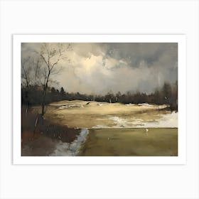 Golf Course Art Print