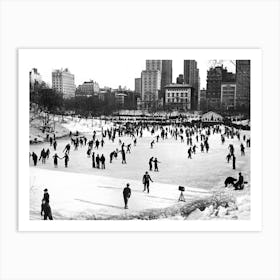 Central Park Winter Carnival New York New York Art Print