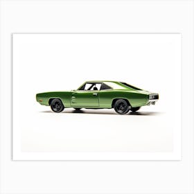 Toy Car 69 Dodge Charger Daytona Green Art Print