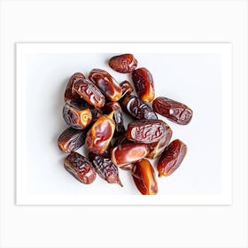 Dates On White Background 2 Art Print