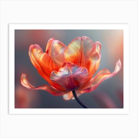 Tulips artwork 009 Art Print