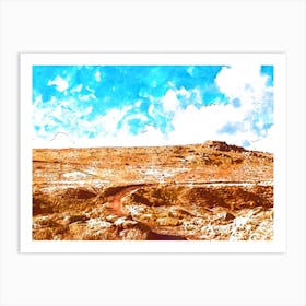 Dartmoor Tor Art Print